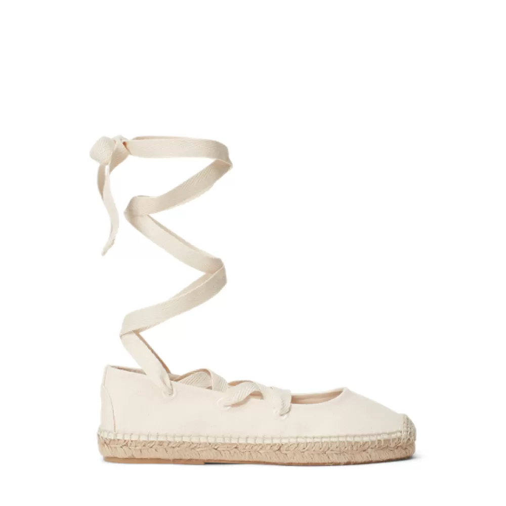 Sandalen | Flache Schuhe | Alles Zeigen>Ralph Lauren Sandalen | Flache Schuhe | Alles Zeigen Schnür-Espadrille aus Segeltuch für Women | ® DE