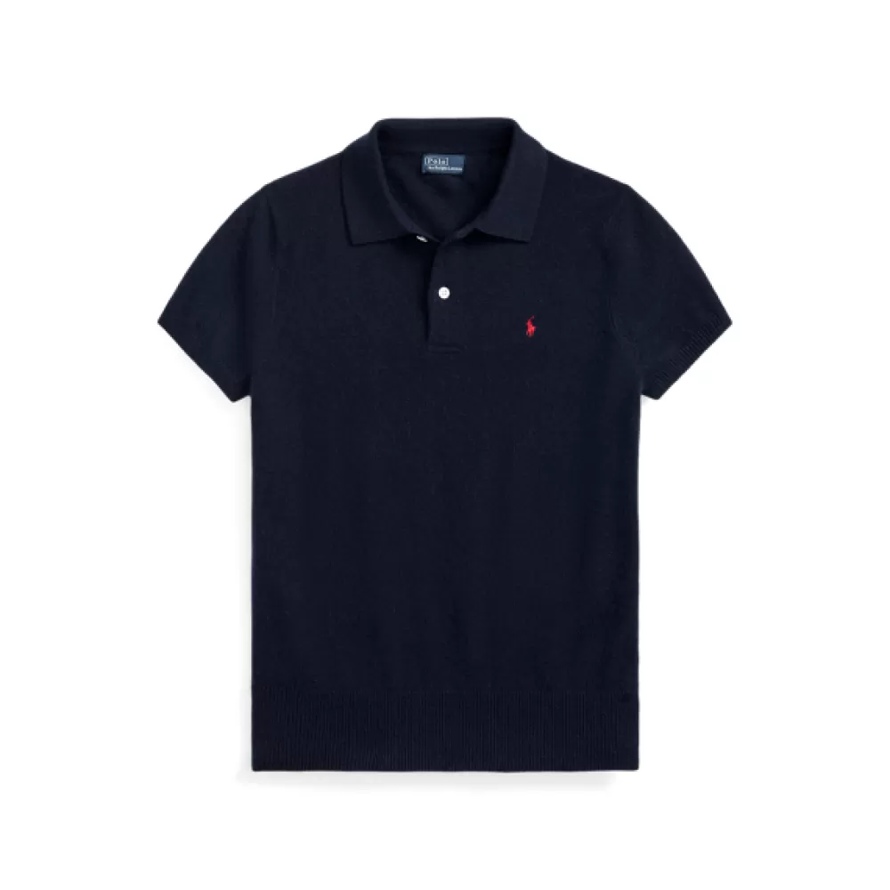 Poloshirts>Ralph Lauren Poloshirts Slim-Fit Poloshirt aus Kaschmir für Women | ® DE