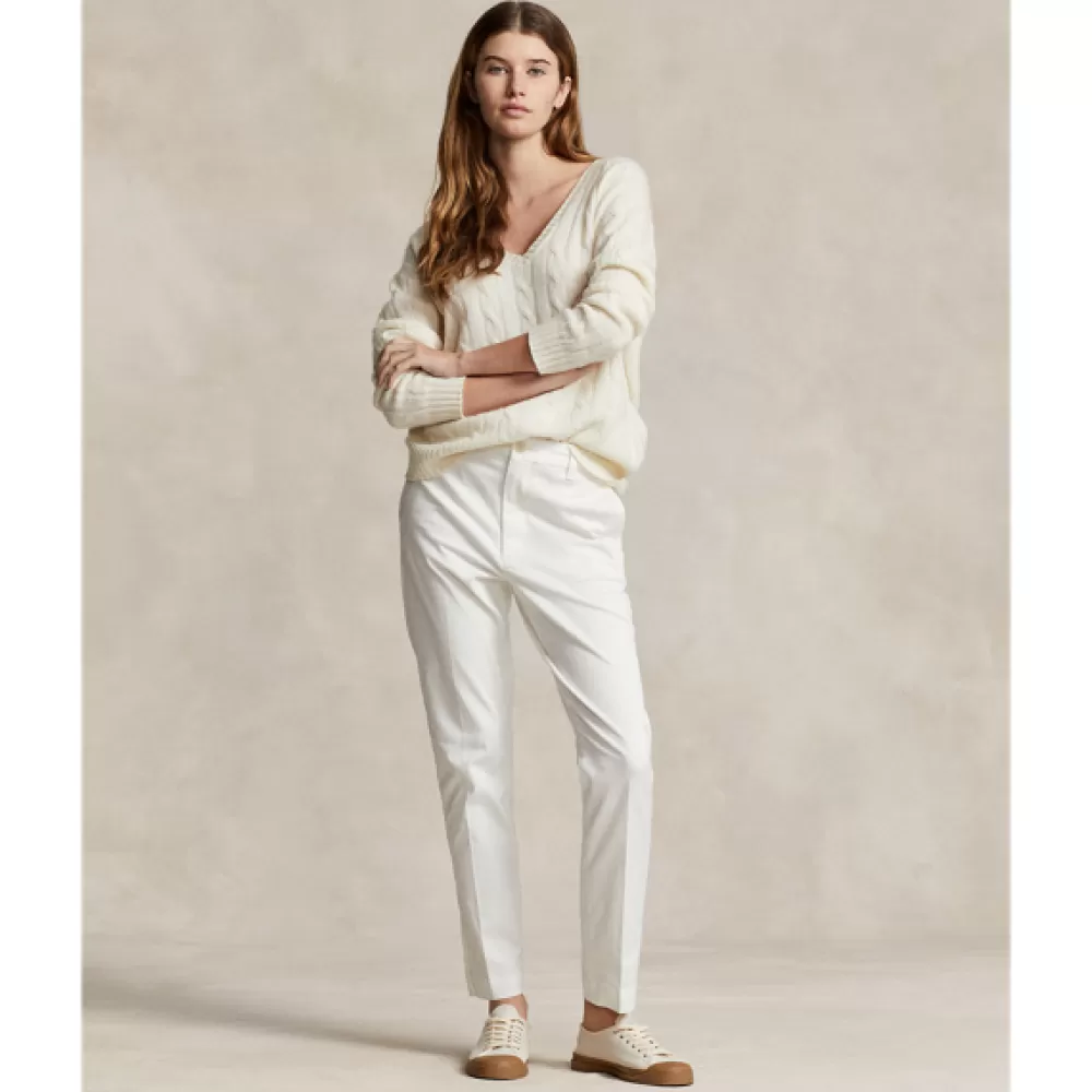 Hosen>Ralph Lauren Hosen Slim-Fit Twill-Chinos in 3/4-Länge für Women | ® DE