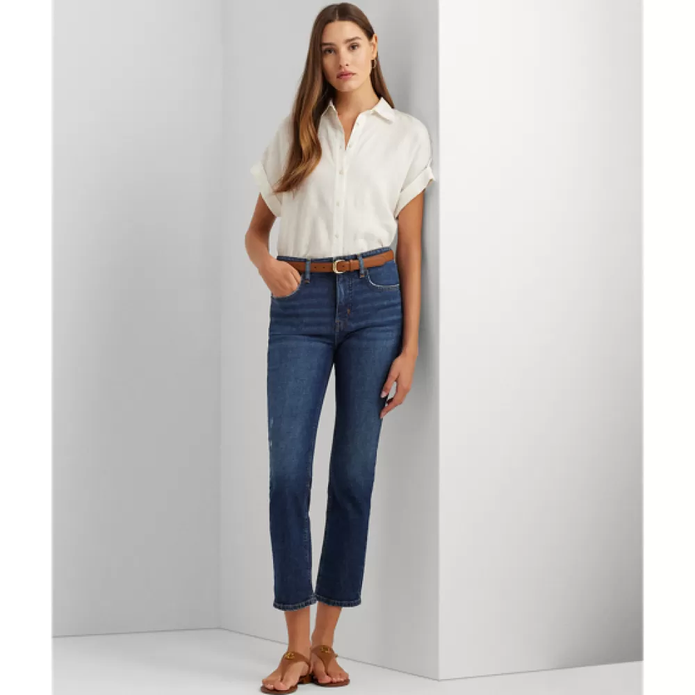 Denim | Jeans>Ralph Lauren Denim | Jeans Straight-Fit Jeans in Knöchellänge für Women | ® DE