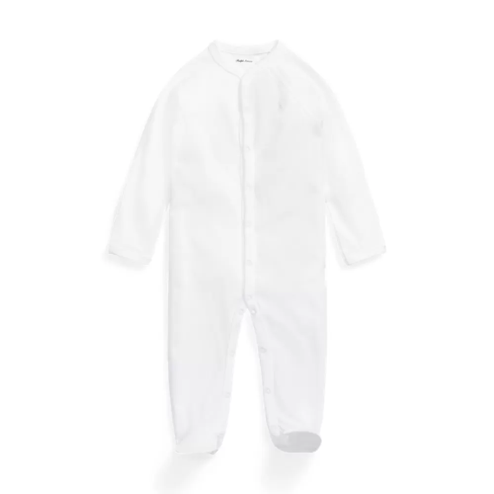 Bodys & Strampler | Grundausstattung Für Neugeborene>Ralph Lauren Bodys & Strampler | Grundausstattung Für Neugeborene Strampler aus Baumwoll-Interlock für Baby | ® DE