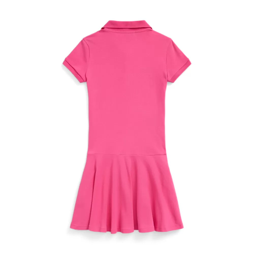 Ralph Lauren Stretch Cotton Mesh Polo Dress | DE