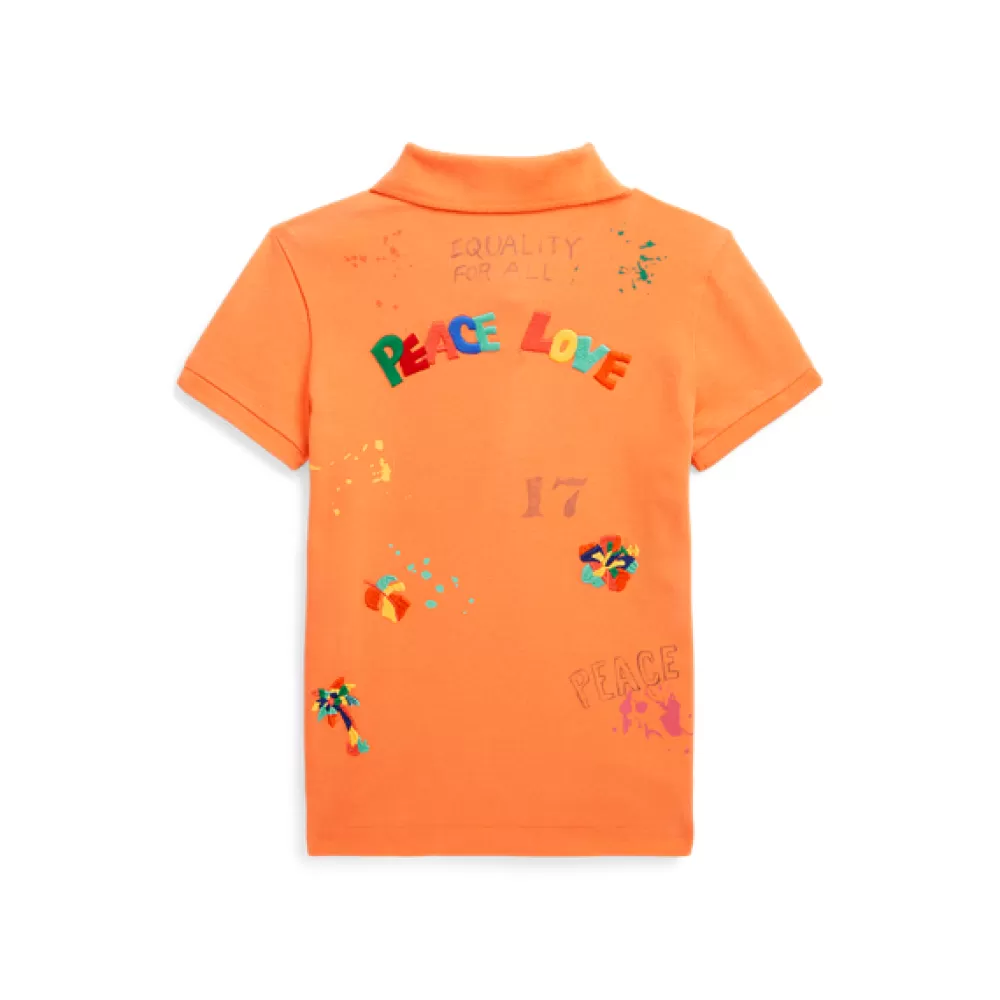 Poloshirts>Ralph Lauren Poloshirts Stretchpiqué-Poloshirt mit Grafiken für Children | ® DE