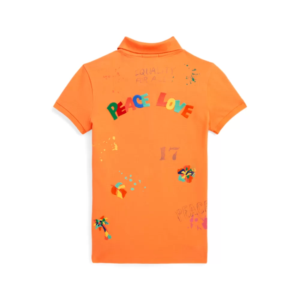 Poloshirts>Ralph Lauren Poloshirts Stretchpiqué-Poloshirt mit Grafiken für Children | ® DE