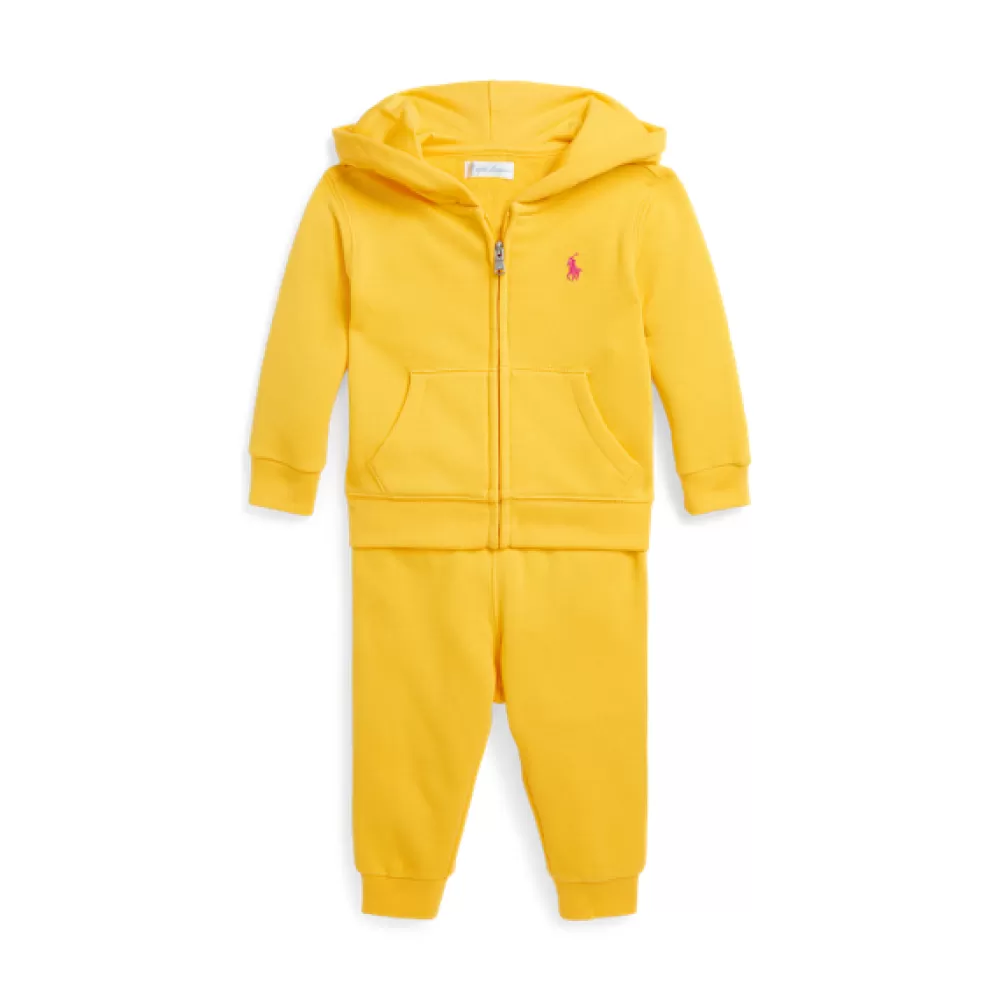 Neuheiten | Outfits Und Geschenksets>Ralph Lauren Neuheiten | Outfits Und Geschenksets Terry-Kapuzenjacke und Jogginghose für Baby | ® DE