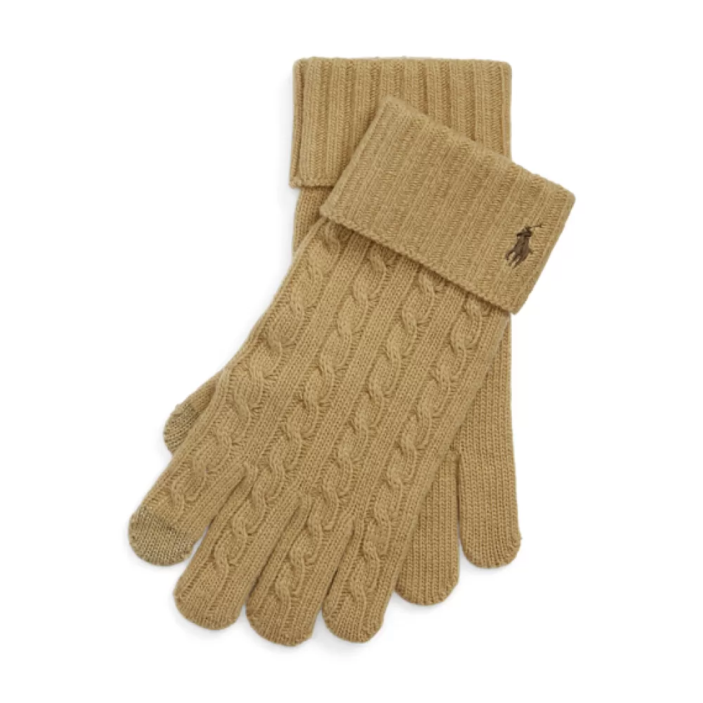 Passende Accessoires>Ralph Lauren Passende Accessoires Touchscreen-Handschuhe mit Zopfmuster für Men | ® DE