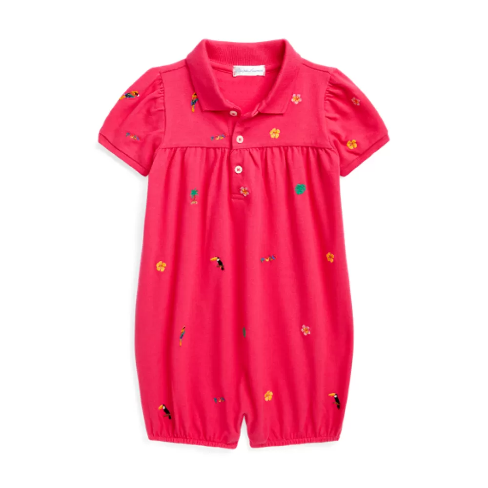 Bodys & Strampler>Ralph Lauren Bodys & Strampler Tropischer Polo-Sommerstrampler für Baby | ® DE