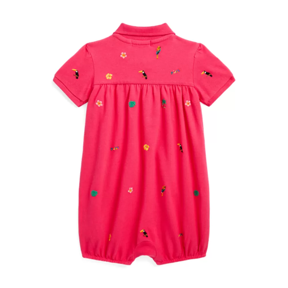 Bodys & Strampler>Ralph Lauren Bodys & Strampler Tropischer Polo-Sommerstrampler für Baby | ® DE