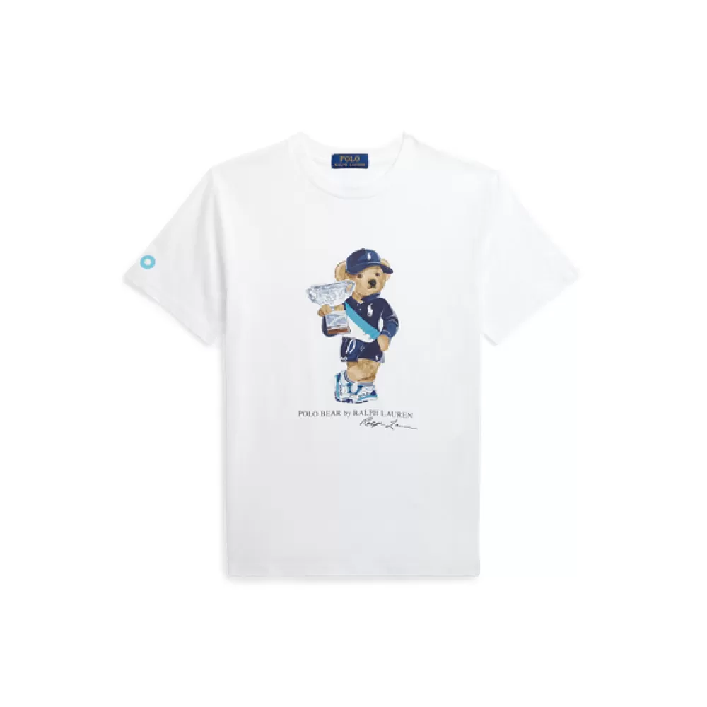 Jungen | T-Shirts>Ralph Lauren Jungen | T-Shirts T-Shirt Australian Open mit Polo Bear für Children | ® DE