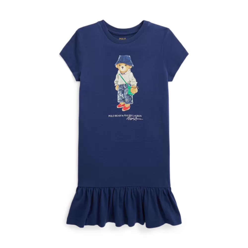 Mädchen | Kleider Und Jumpsuits>Ralph Lauren Mädchen | Kleider Und Jumpsuits T-Shirt-Kleid aus Baumwolljersey für Children | ® DE