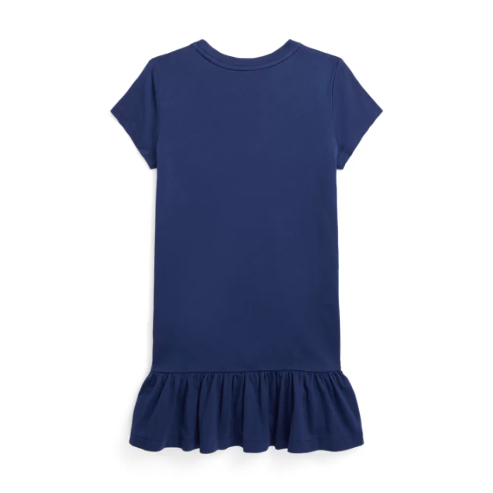 Mädchen | Kleider Und Jumpsuits>Ralph Lauren Mädchen | Kleider Und Jumpsuits T-Shirt-Kleid aus Baumwolljersey für Children | ® DE