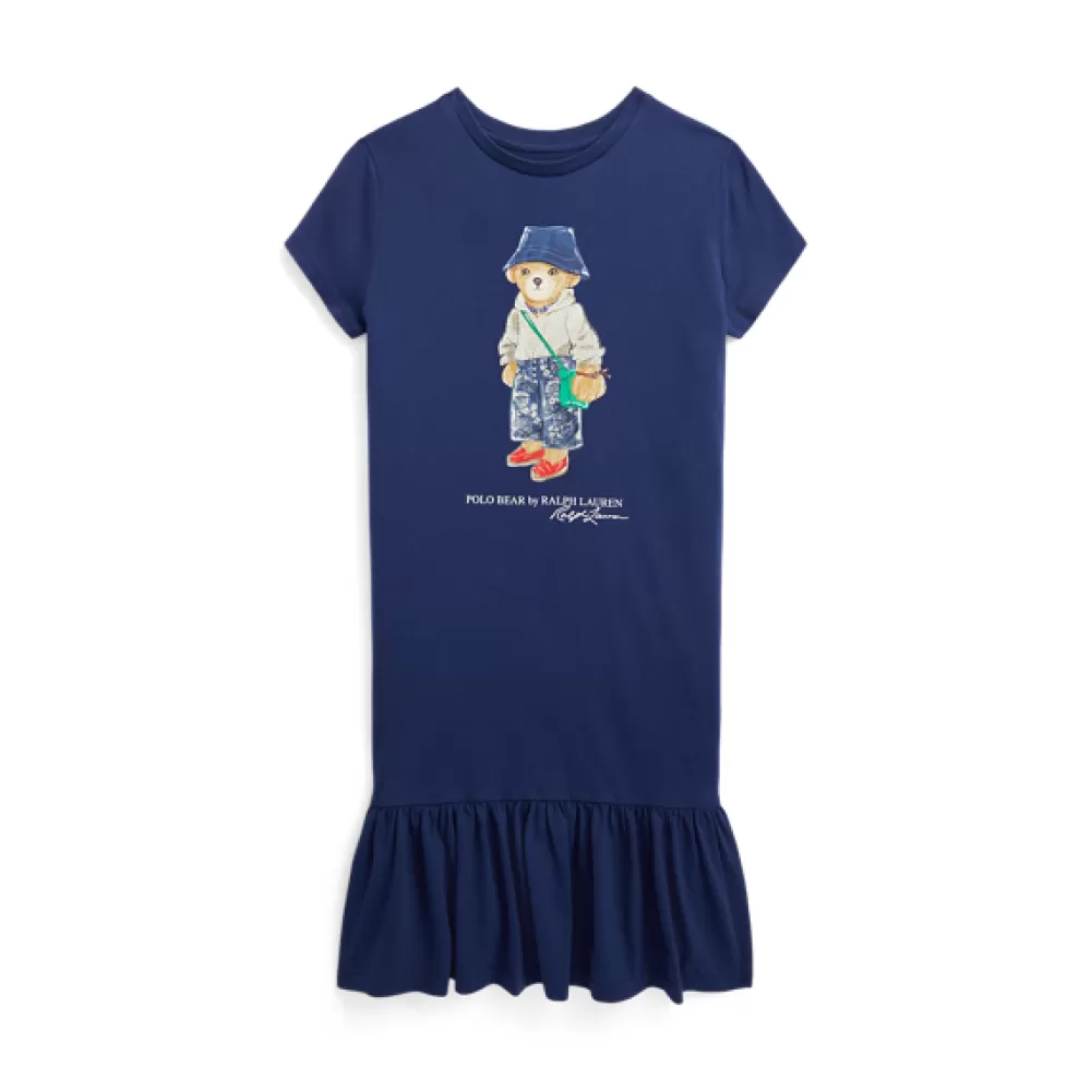 Mädchen | Kleider Und Jumpsuits>Ralph Lauren Mädchen | Kleider Und Jumpsuits T-Shirt-Kleid aus Baumwolljersey für Children | ® DE