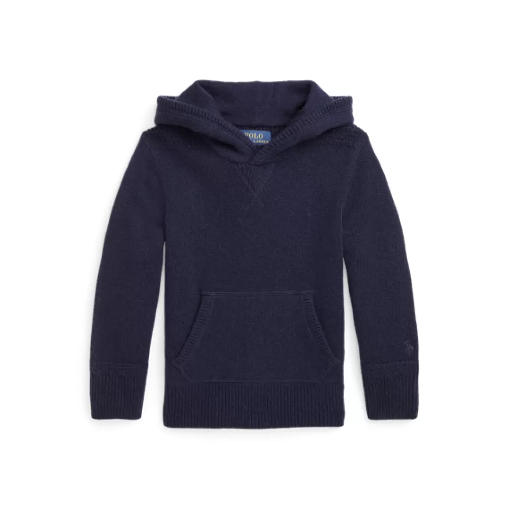 Pullover Und Strickjacken>Ralph Lauren Pullover Und Strickjacken Waschbarer Kaschmir-Kapuzenpullover für Children | ® DE