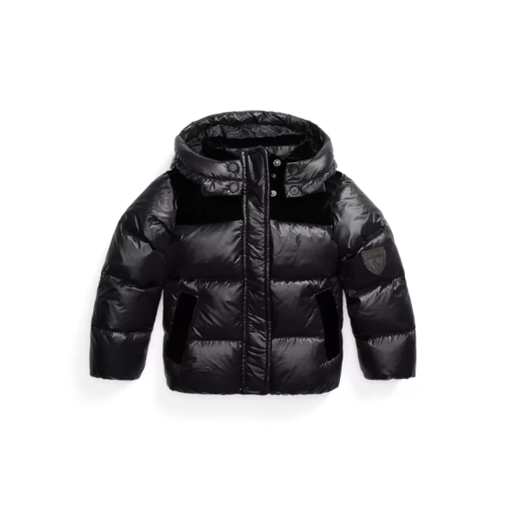 Jacken Und Mäntel>Ralph Lauren Jacken Und Mäntel Wasserabweisende Daunenjacke mit Samt für Children | ® DE