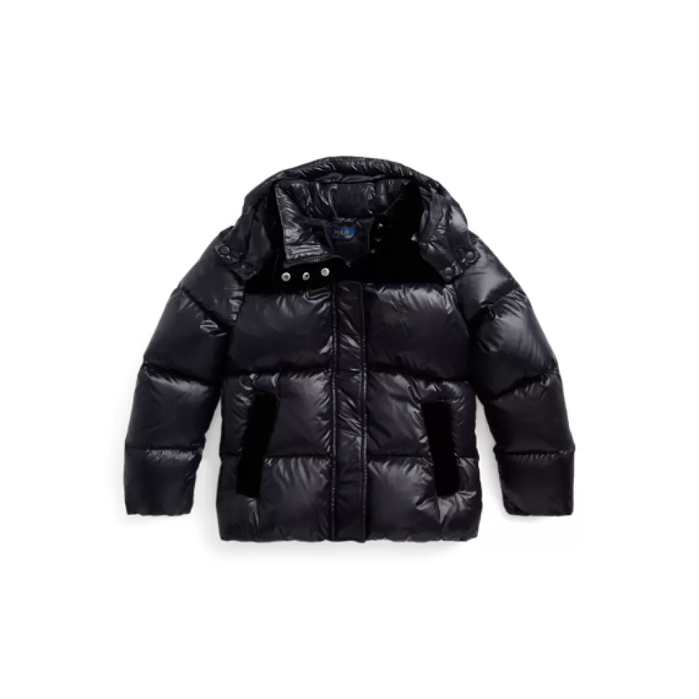 Jacken Und Mäntel>Ralph Lauren Jacken Und Mäntel Wasserabweisende Daunenjacke mit Samt für Children | ® DE