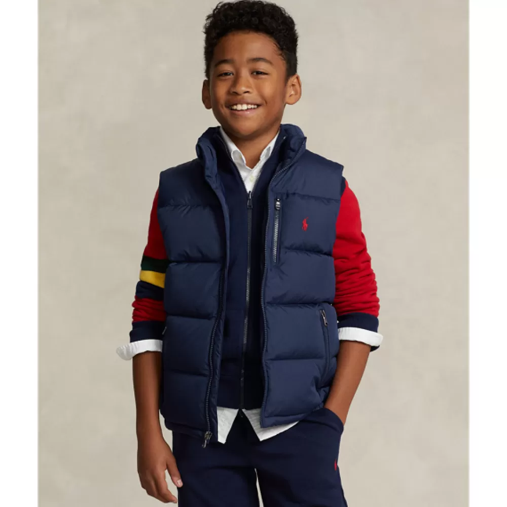 Sportbekleidung | Jacken Und Mäntel | Jungen 6-14 Jahre>Ralph Lauren Sportbekleidung | Jacken Und Mäntel | Jungen 6-14 Jahre Wasserabweisende Daunenweste für Children | ® DE