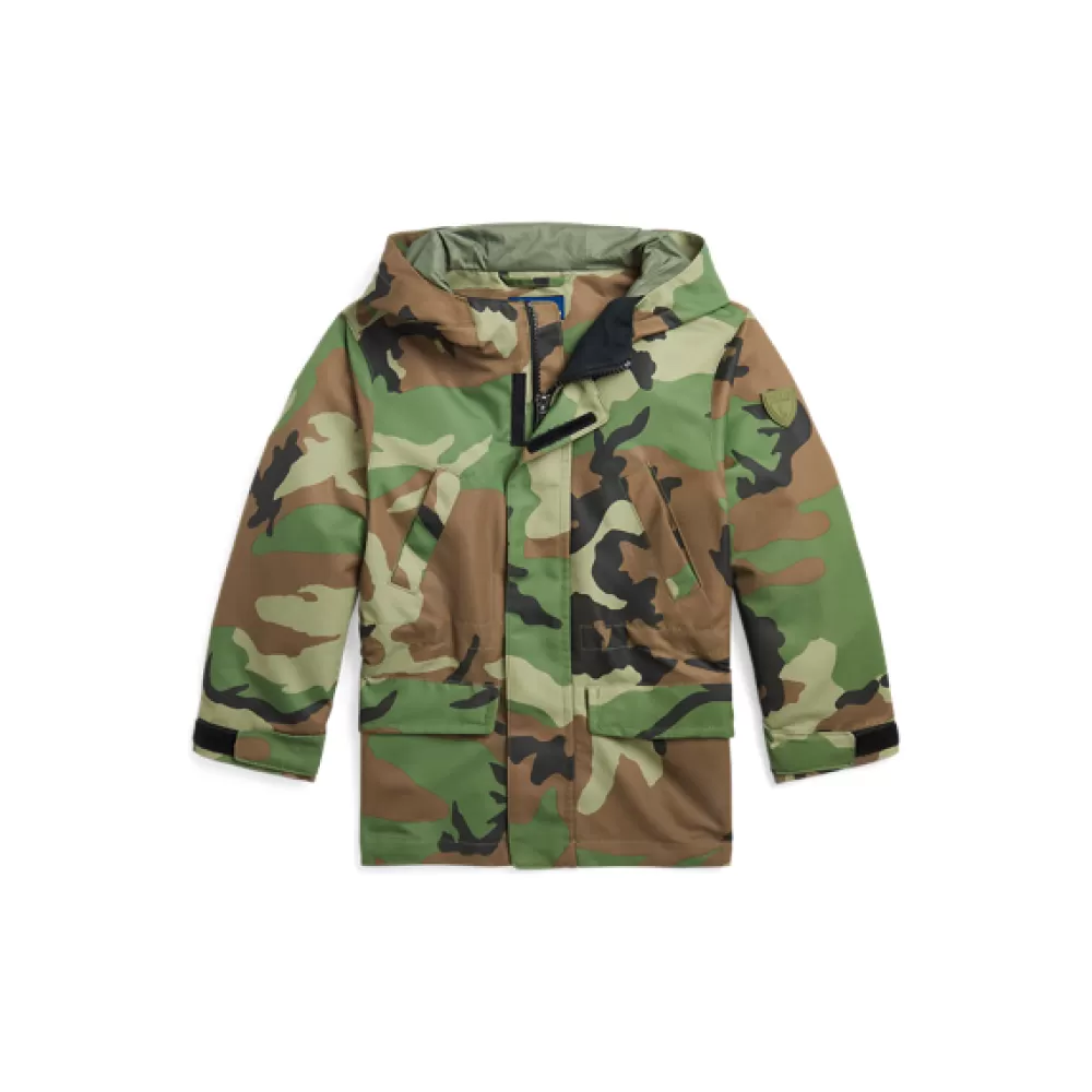 Mädchen 1½-6½ Jahre>Ralph Lauren Mädchen 1½-6½ Jahre Wasserabweisende Utility-Jacke P-Layer 1 für Children | ® DE