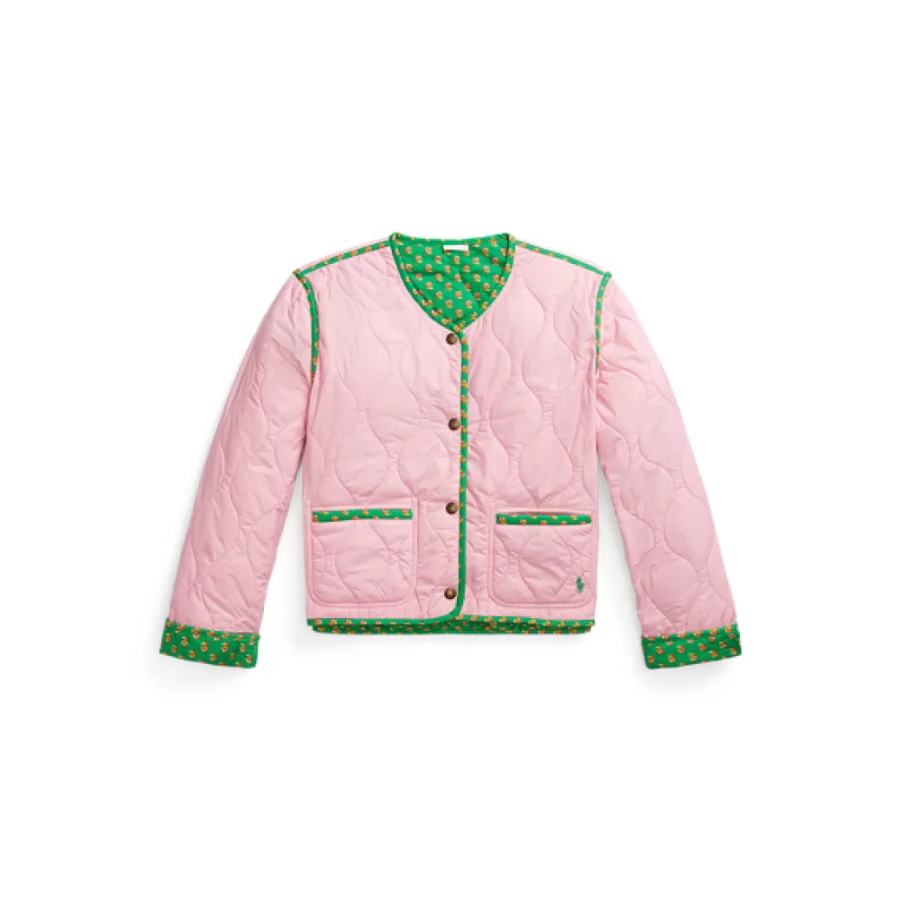 Jacken Und Mäntel>Ralph Lauren Jacken Und Mäntel Wendbare Steppjacke mit Blumenmuster für Children | ® DE