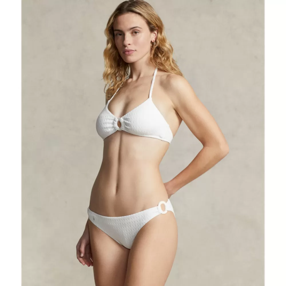 Bade- Und Strandmode>Ralph Lauren Bade- Und Strandmode Zopfmuster-Bikinihose mit O-Ring für Women | ® DE