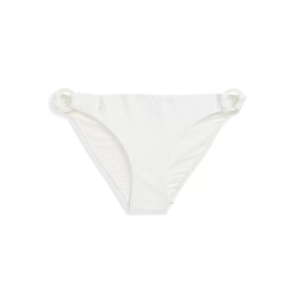 Bade- Und Strandmode>Ralph Lauren Bade- Und Strandmode Zopfmuster-Bikinihose mit O-Ring für Women | ® DE