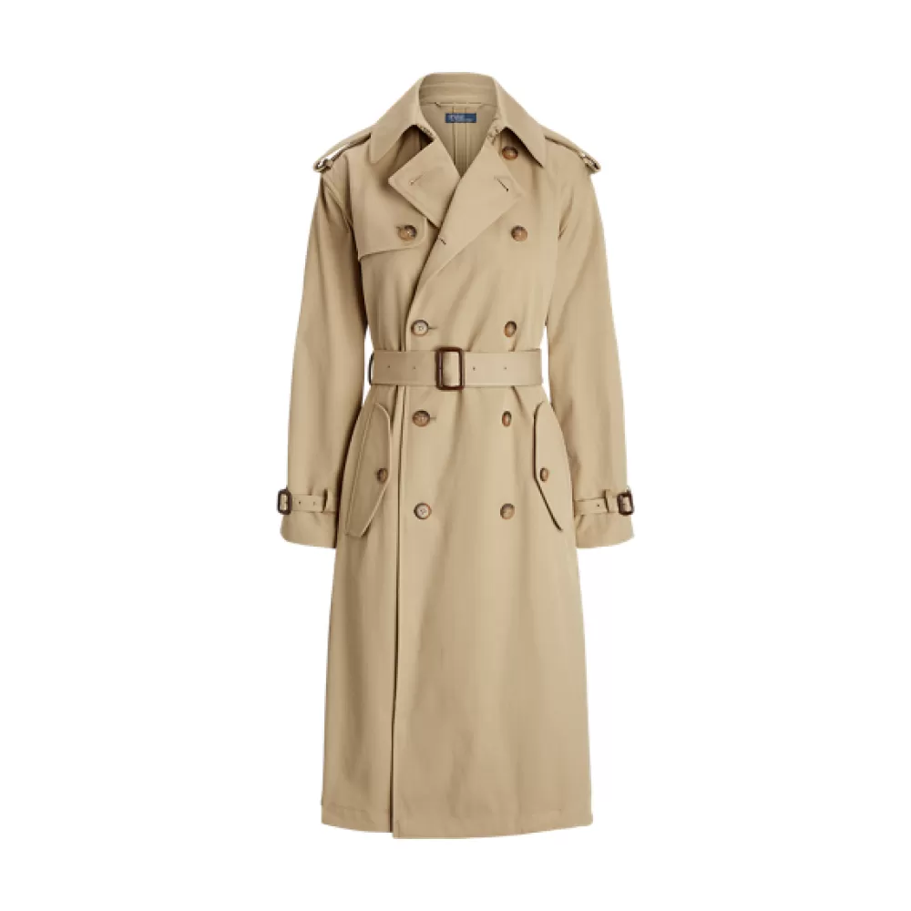 Jacken Und Mäntel>Ralph Lauren Jacken Und Mäntel Zweireihiger Trenchcoat aus Twill für Women | ® DE