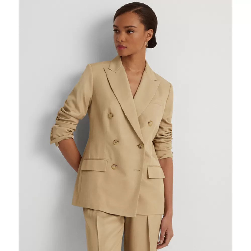 Blazer>Ralph Lauren Blazer Zweireihiger Twill-Blazer für Women | ® DE